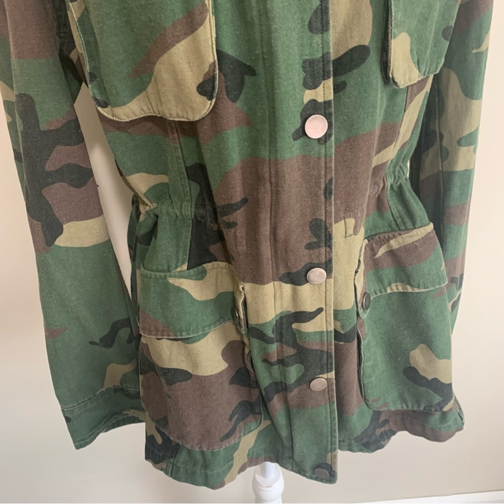 VICI Exclusive X Fate Camo Print Utility Parka Jacket Coat - Picture 13 of 16